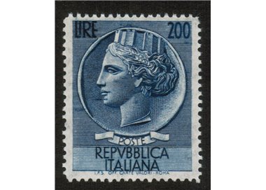 ITALY 1957 Syracuse £200 MNH**