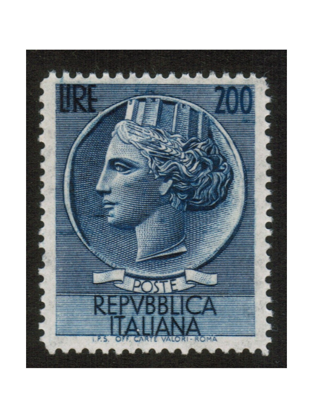 ITALY 1957 Syracuse £200 MNH**