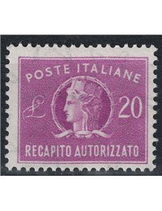 ITALIA 1955 Recapito autorizzato MNH**