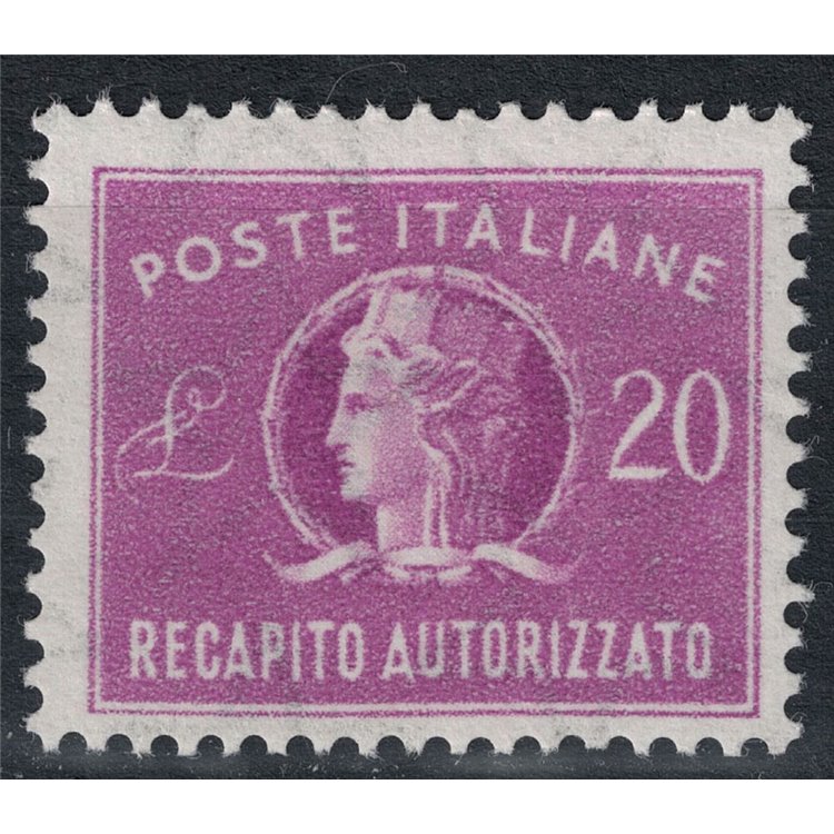 ITALY 1955 Authorized delivery MNH**