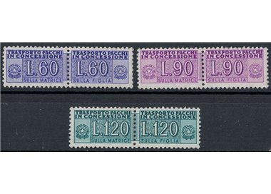 ITALIA 1958 Pacchi in concessione 3v MNH**
