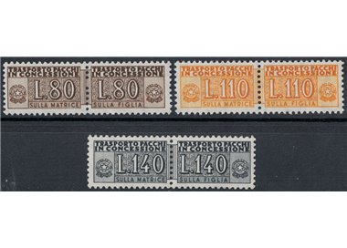 ITALY 1960 Concessionary parcels 3v MNH**