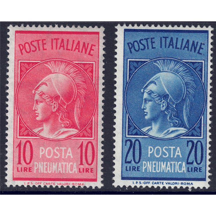 ITALY 1958-66 Pneumatic mail 2v MNH**