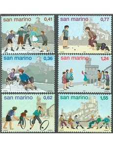 SAN MARINO 2003 Amarcord, antichi giochi giovanili 6v MNH**