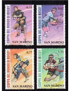SAN MARINO 2003 Rugby World Cup 4v MNH**