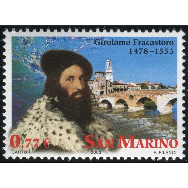 SAN MARINO 2003 Girolamo Fracastoro, Veronafil MNH**