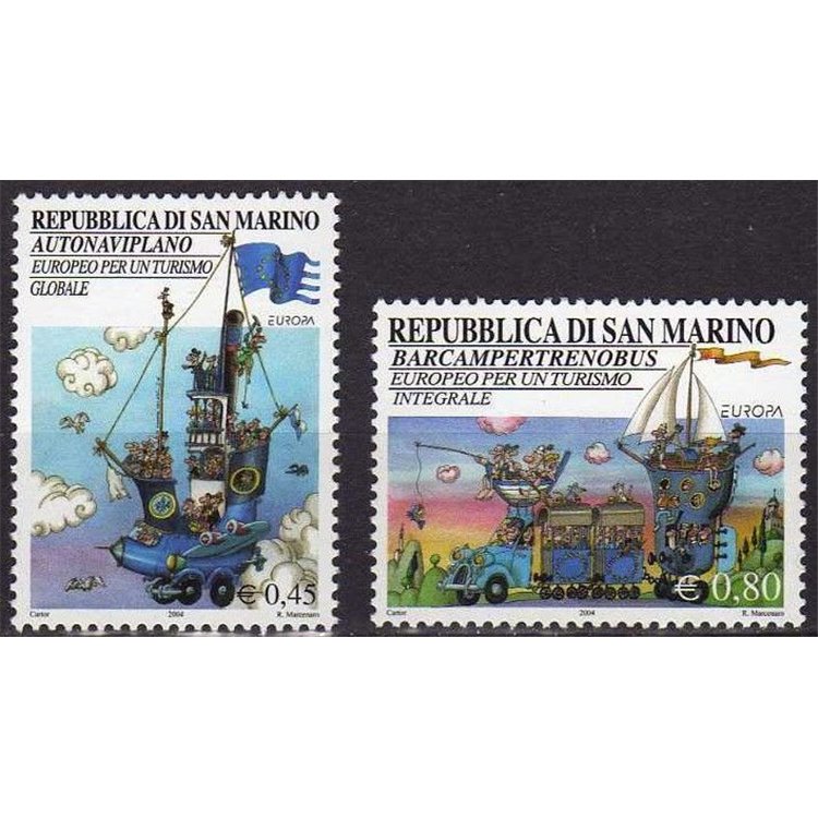 SAN MARINO 2004 Europa 2v MNH**