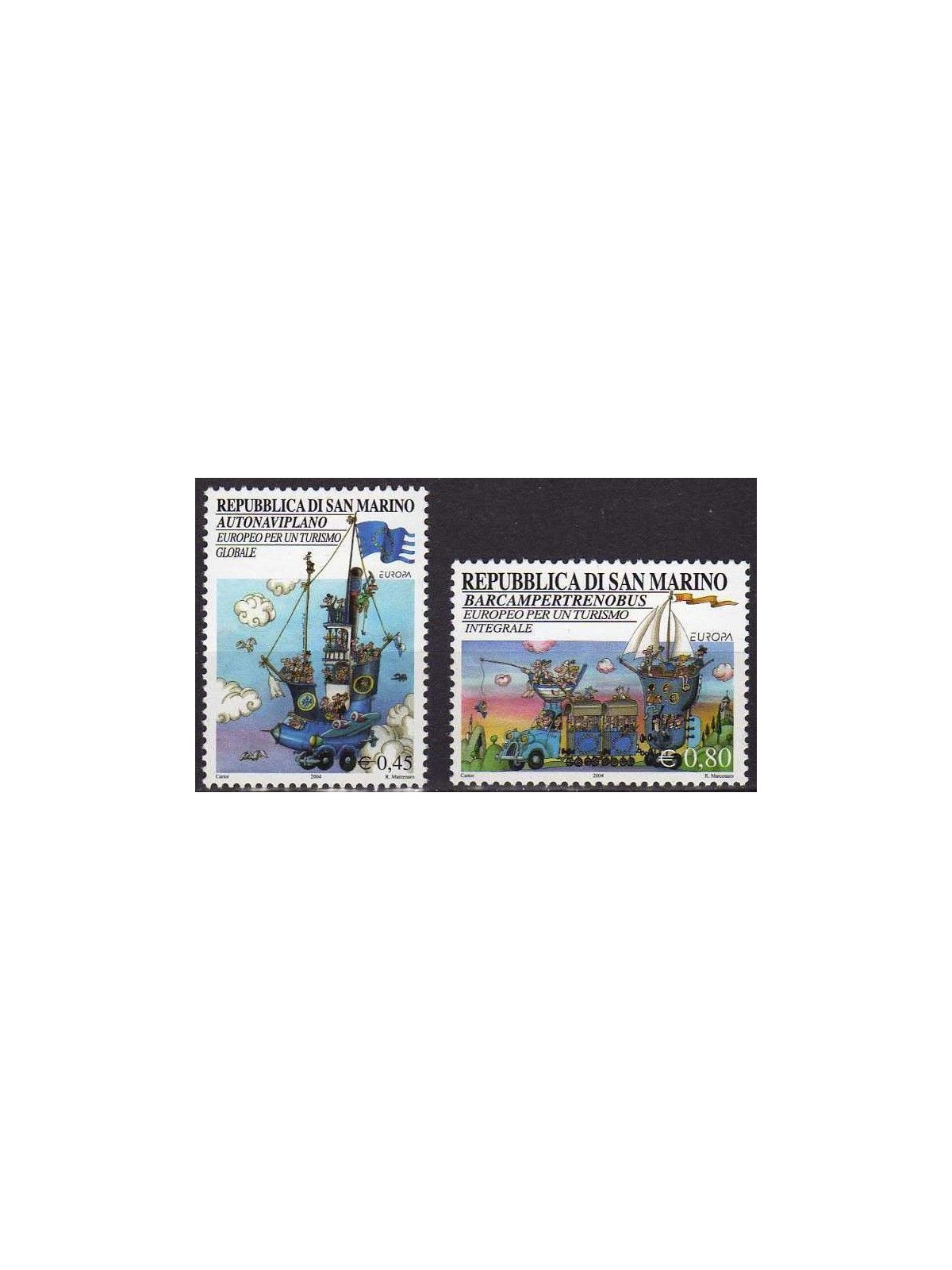SAN MARINO 2004 Europe 2v MNH**