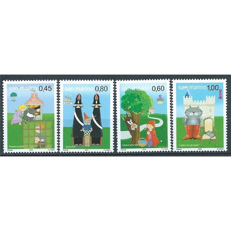 SAN MARINO 2004 A world of fairy tales 4v MNH**