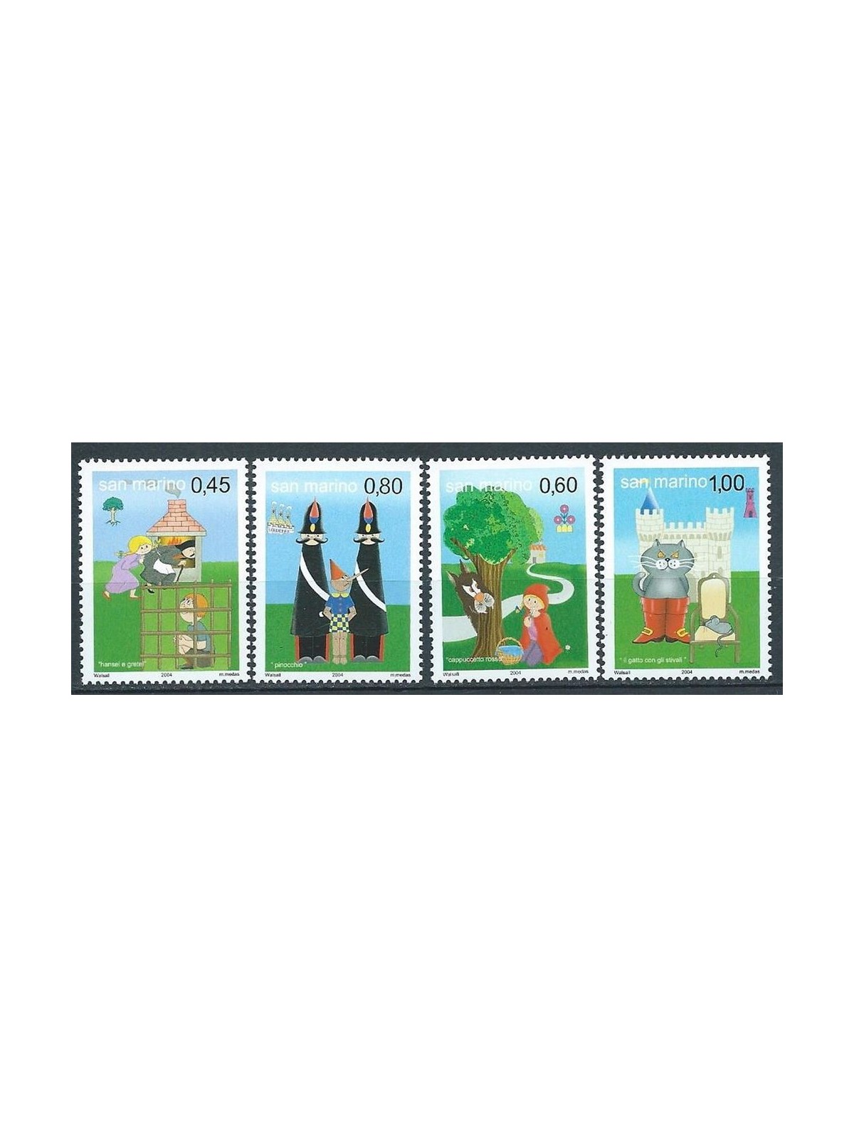 SAN MARINO 2004 Un mondo di favole 4v MNH**