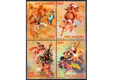 SAN MARINO 2004 Christmas 4v MNH**
