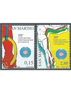 SAN MARINO 2006 International Gymnastics Federation 2v MNH**