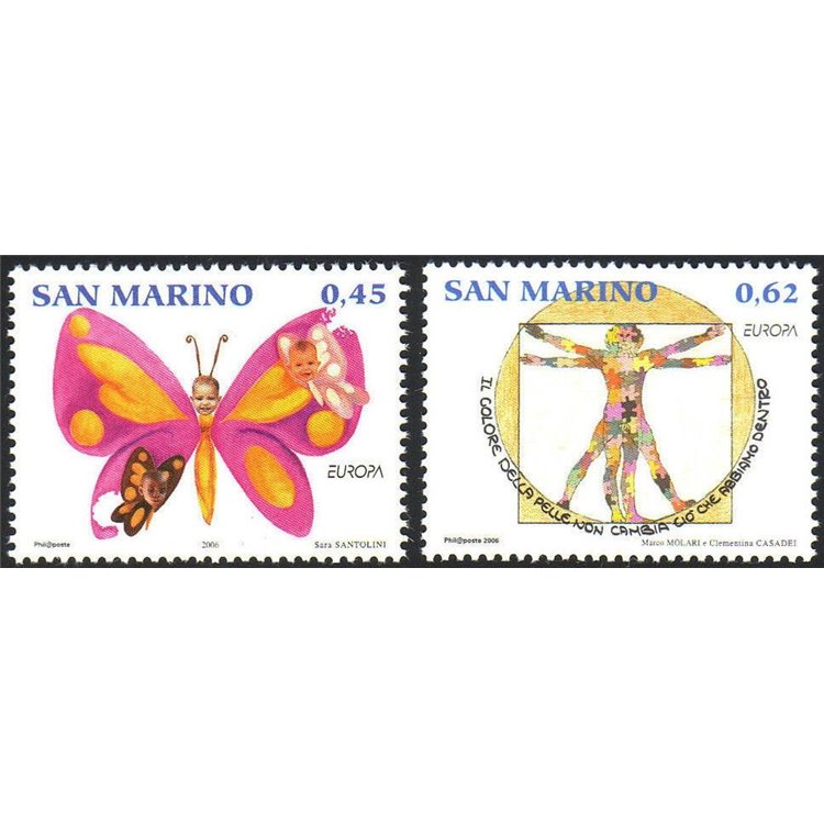 SAN MARINO 2006 Europe 2v MNH**