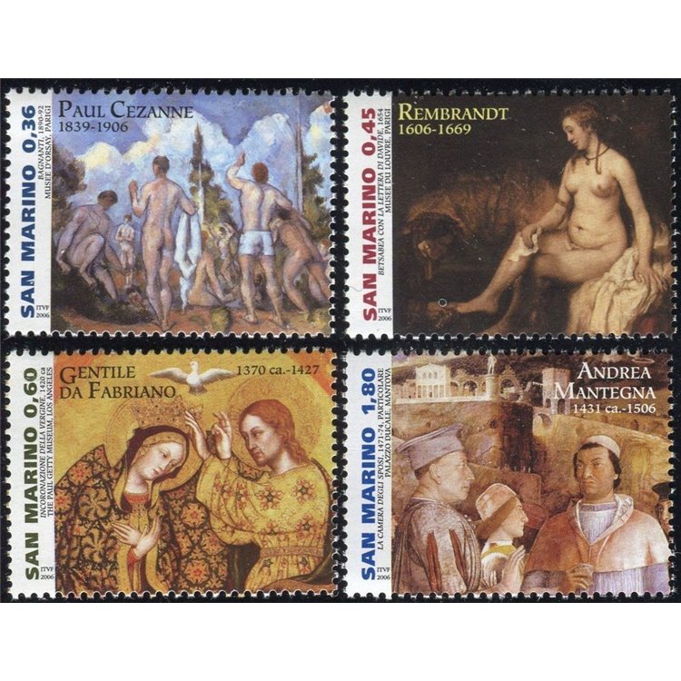 SAN MARINO 2006 Art, anniversaries and events 4v MNH**