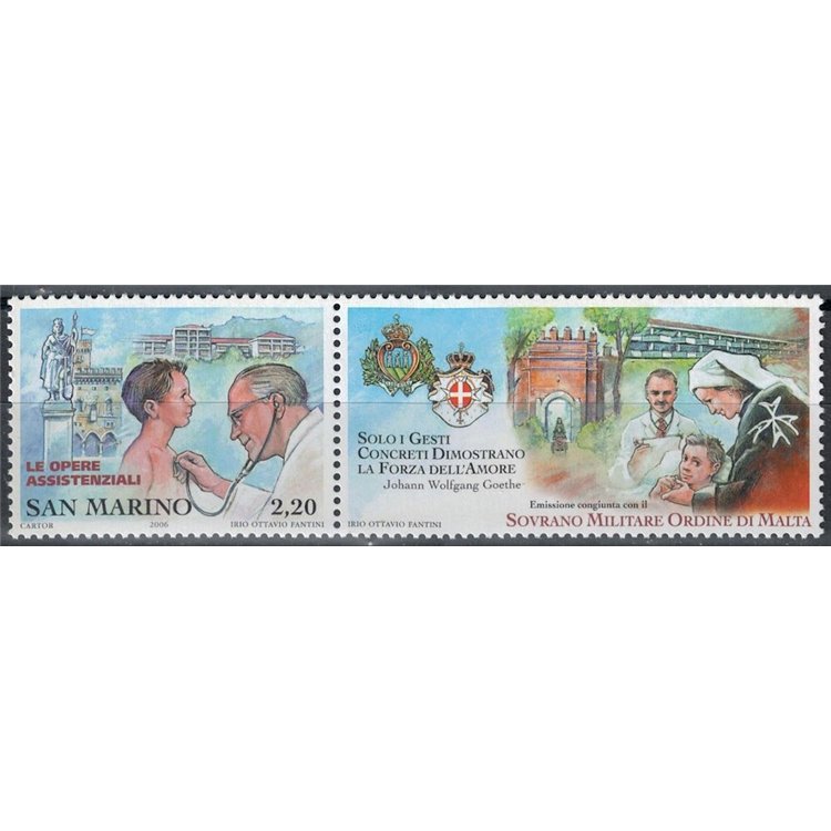 SAN MARINO 2006 Welfare Works MNH**