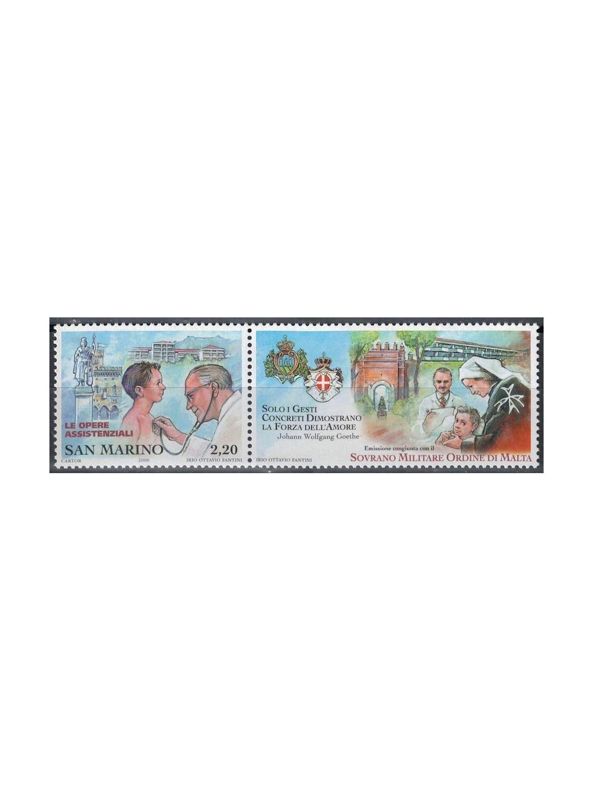SAN MARINO 2006 Welfare Works MNH**