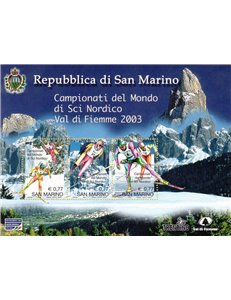 SAN MARINO 2003 Nordic World Ski Championships s/s MNH**