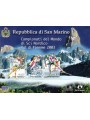 SAN MARINO 2003 Campionato mondiale di sci nordico BF MNH**