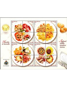 SAN MARINO 2003 Flavors of our Land s/s MNH**
