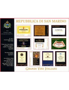 SAN MARINO 2005 Grandi vini italiani BF MNH**