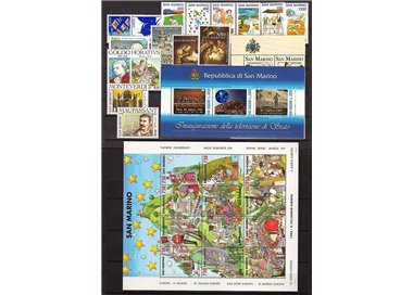 SAN MARINO 1993 Complete Year 20v + 2 s/s MNH**