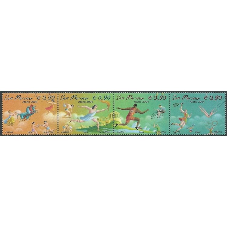 SAN MARINO 2004 Olympics 4v MNH**
