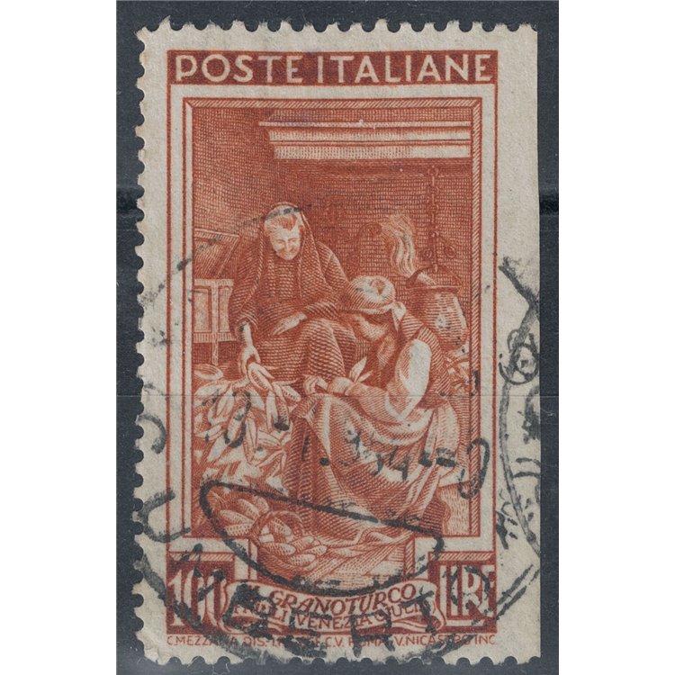 ITALY 1950 Variety £100 Italy at work (not dent. right) us ©