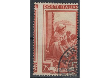 ITALY 1950 Variety £25 Italy at work (perforated) us ©