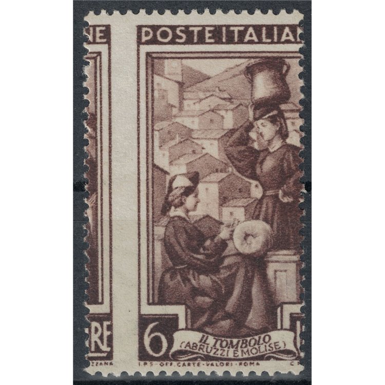 ITALY 1950 Italy at work 6£ Variety MNH** ©