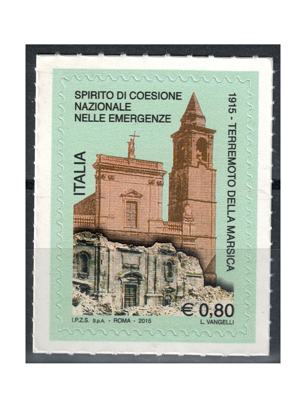 ITALY 2015 Marsica Earthquake MNH**