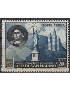 SAN MARINO 1952 Christopher Columbus (airmail) MNH**