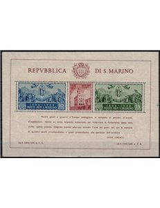 SAN MARINO 1945 Palazzo del governo BF MNH**