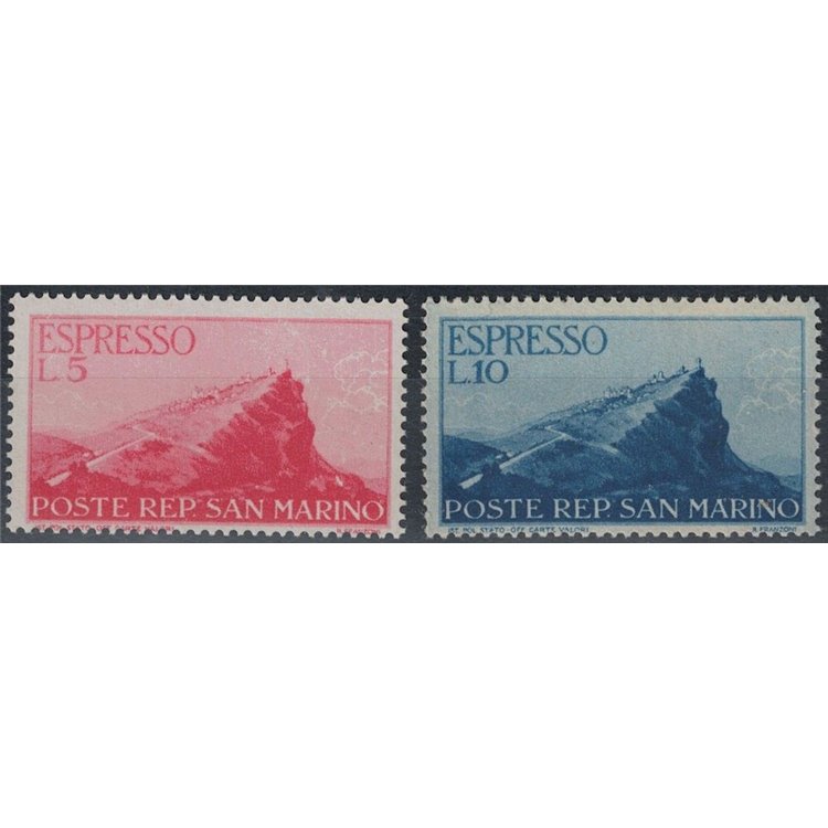 SAN MARINO 1945-46 Express 2v MNH**