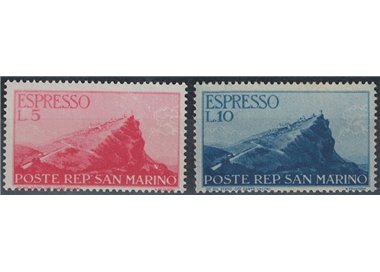SAN MARINO 1945-46 Express 2v MNH**
