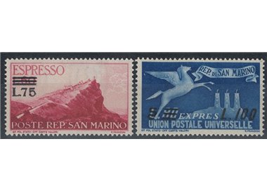 SAN MARINO 1957 Express 2v MNH**