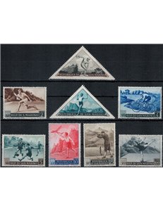 SAN MARINO 1953 Sport, 1st issue 8v MNH**