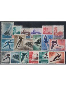 SAN MARINO 1955 Complete Year 18v MNH**