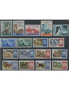 SAN MARINO 1956 Complete Year 17v MNH**