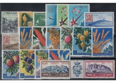 SAN MARINO 1958 Complete Year 20v MNH**