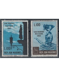 SAN MARINO 1963 Fiera internazionale filatelica 2v MNH**