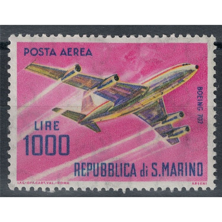 SAN MARINO 1964 Modern Aircraft (Airmail) MNH**