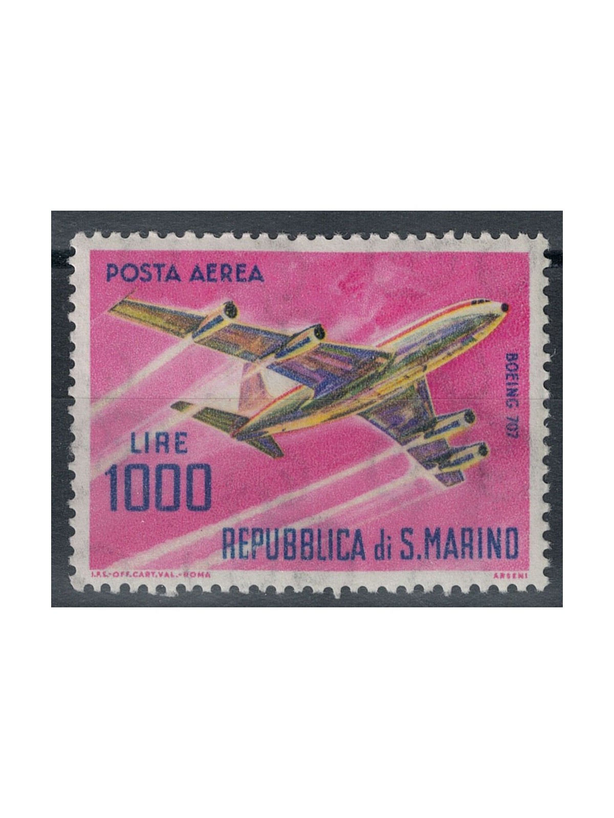 SAN MARINO 1964 Modern Aircraft (Airmail) MNH**