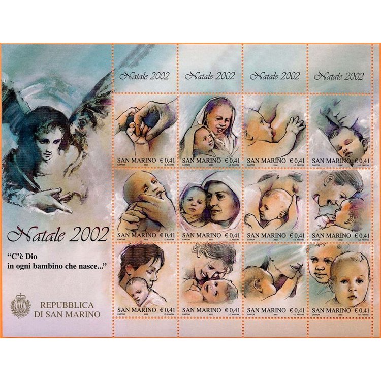 SAN MARINO 2002 Natale BF MNH**