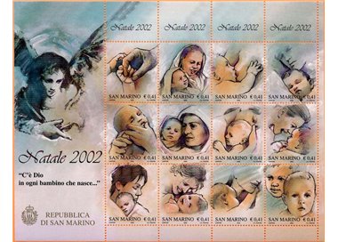 SAN MARINO 2002 Natale BF MNH**