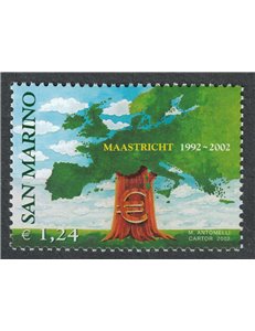 SAN MARINO 2002 Maastricht Treaty MNH**