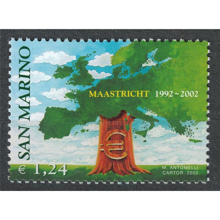 SAN MARINO 2002 Maastricht Treaty MNH**
