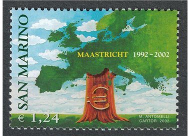 SAN MARINO 2002 Maastricht Treaty MNH**