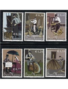 SAN MARINO 2002 Ancient crafts 6v MNH**