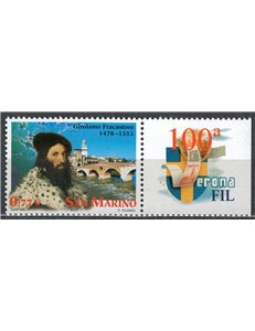 SAN MARINO 2003 Girolamo Fracastoro, Veronafil ca MNH**
