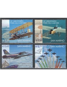 SAN MARINO 2003 Primo volo a motore 4v MNH**